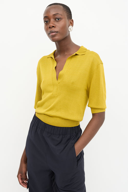 Tibi Knit Polo Shirt