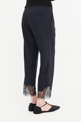 Tibi Lace Applique Lou Lou Trouser