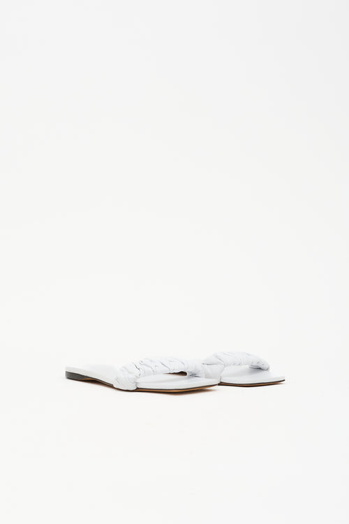Tibi Leather Jordan Sandal