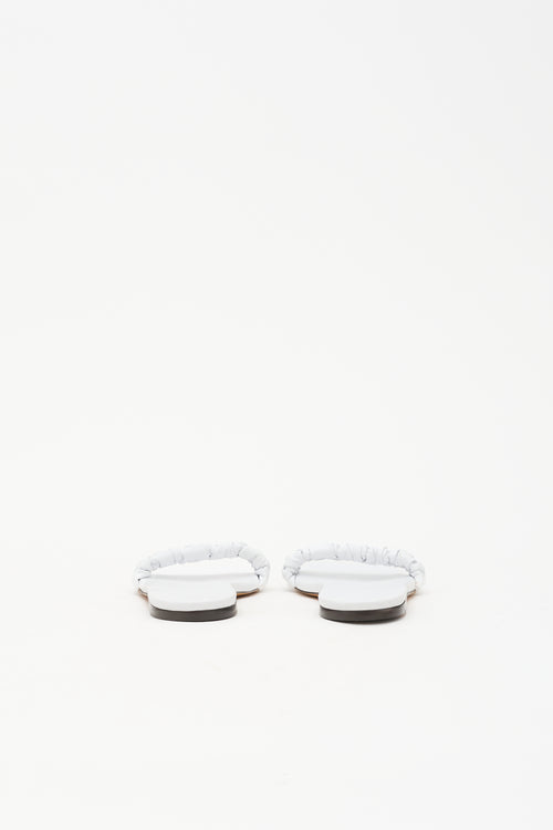 Tibi Leather Jordan Sandal