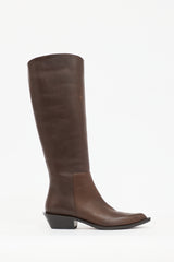 Tibi Leather Dean Boot