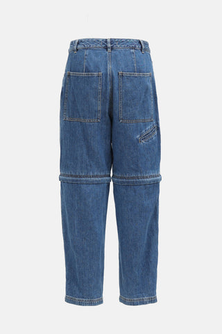 Tibi Denim Convertible Lars Jeans