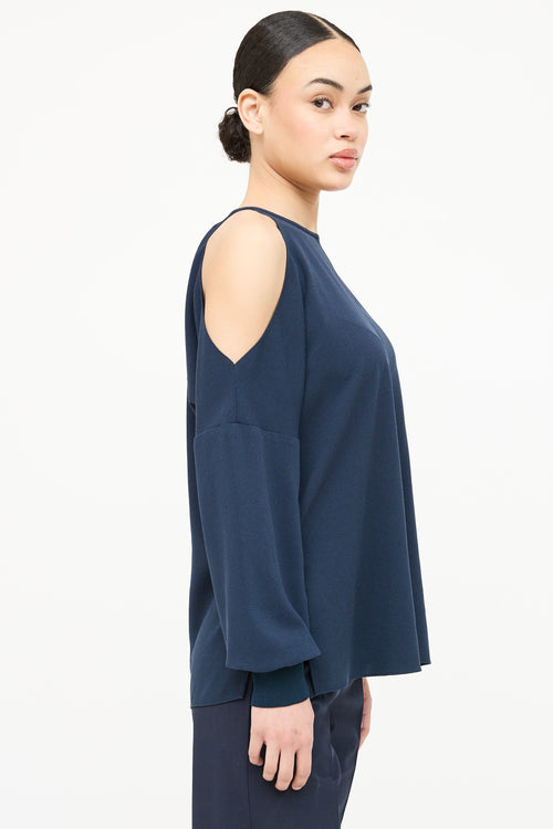 Tibi Asymmetrical Off The Shoulder Top