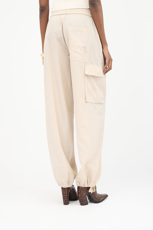 Tibi Nylon Cargo Jogger