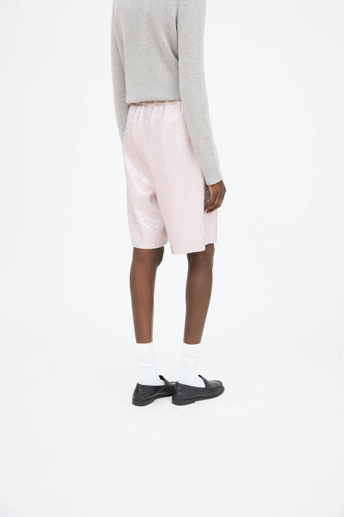 Tibi Sequins Bermuda Short