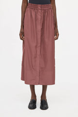 TibiNylon Zip Maxi Skirt