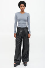 Tibi Ruched Padded Top