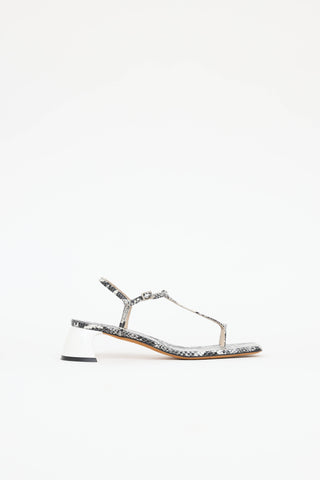 Tibi T-Strap Sandal