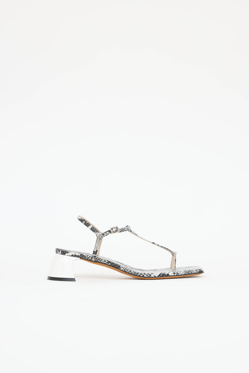 Tibi T-Strap Sandal