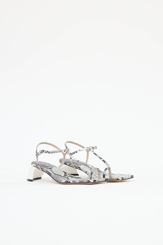 Tibi T-Strap Sandal