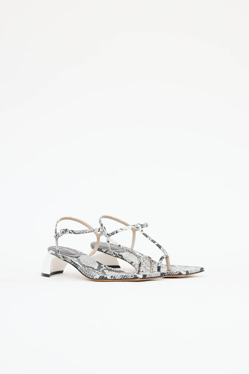 Tibi T-Strap Sandal