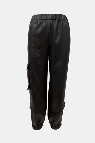 Tibi Satin Celia Track Pant