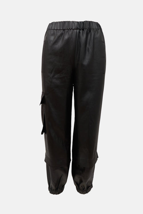 Tibi Satin Celia Track Pant