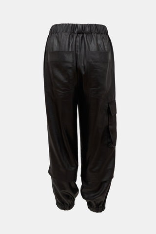 Tibi Satin Celia Track Pant