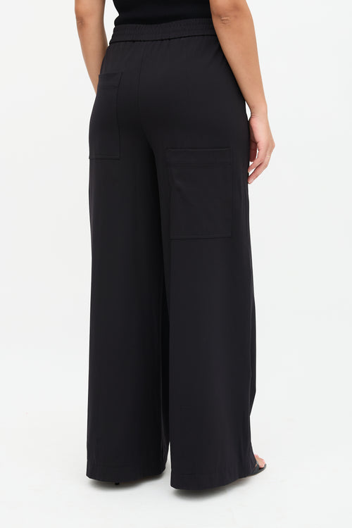 Tibi Scottie Wide Leg Lounge Pant