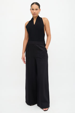 Tibi Scottie Wide Leg Lounge Pant