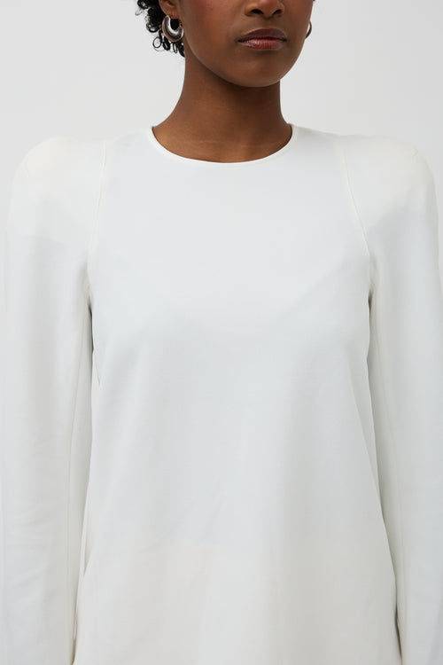 Tibi Sculpted Shoulder Top