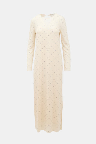 Tibi Sheer Embellished Dress
