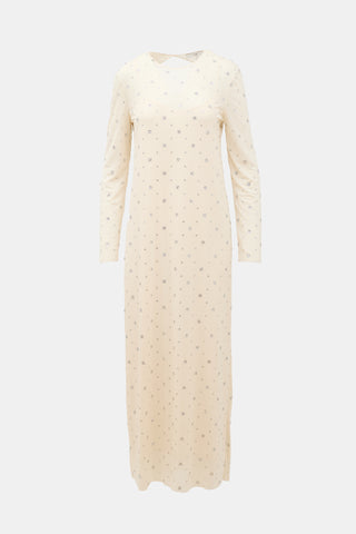 Tibi Sheer Embellished Dress
