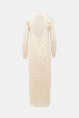 Tibi Sheer Embellished Dress