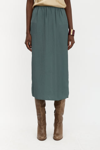 Tibi Slip Midi Skirt