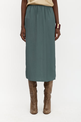 Tibi Slip Midi Skirt