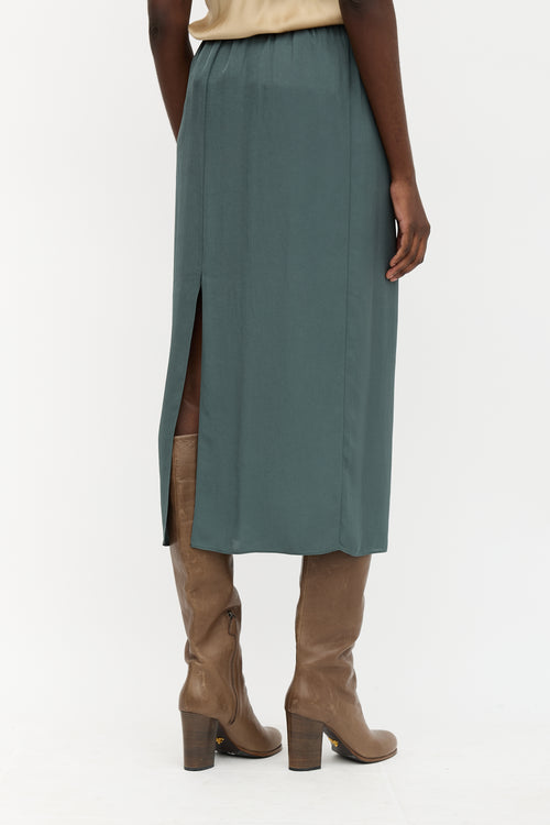 Tibi Slip Midi Skirt