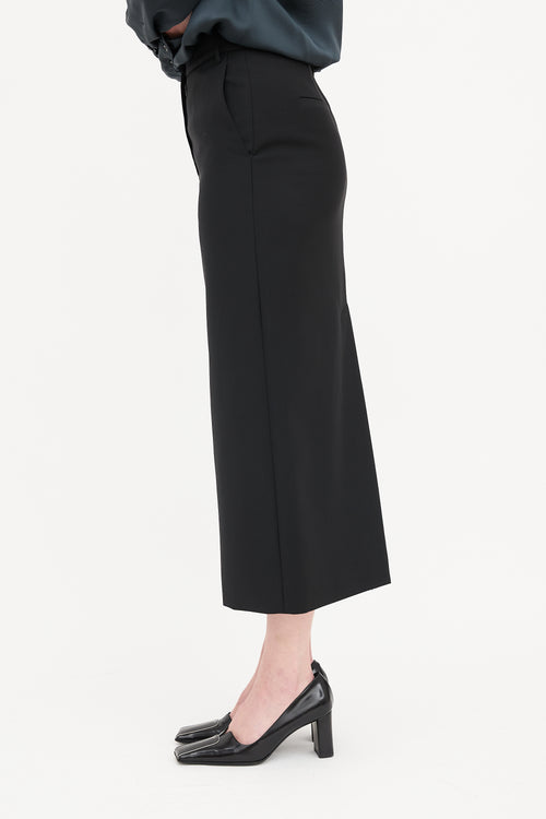 Tibi Tropical Wool Maxi Trouser Skirt