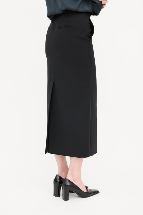 Tibi Tropical Wool Maxi Trouser Skirt