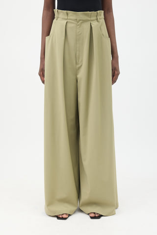 Tibi Walker Wide Leg Trouser