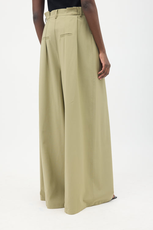 Tibi Walker Wide Leg Trouser