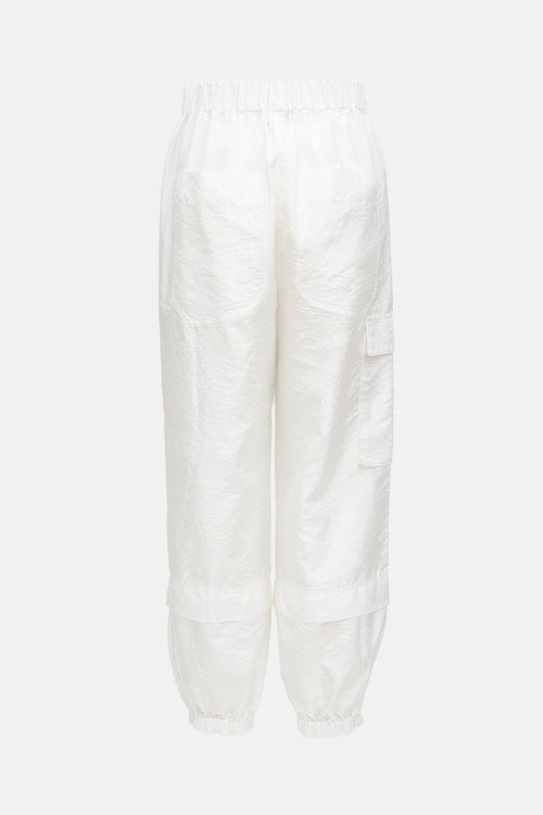 Tibi Nylon Wilt Sheer Jogger