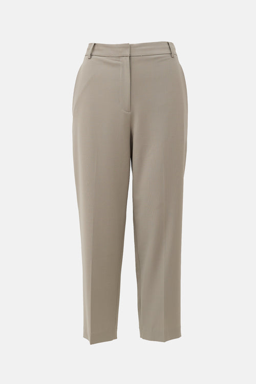 Tibi Wool Cropped Trouser
