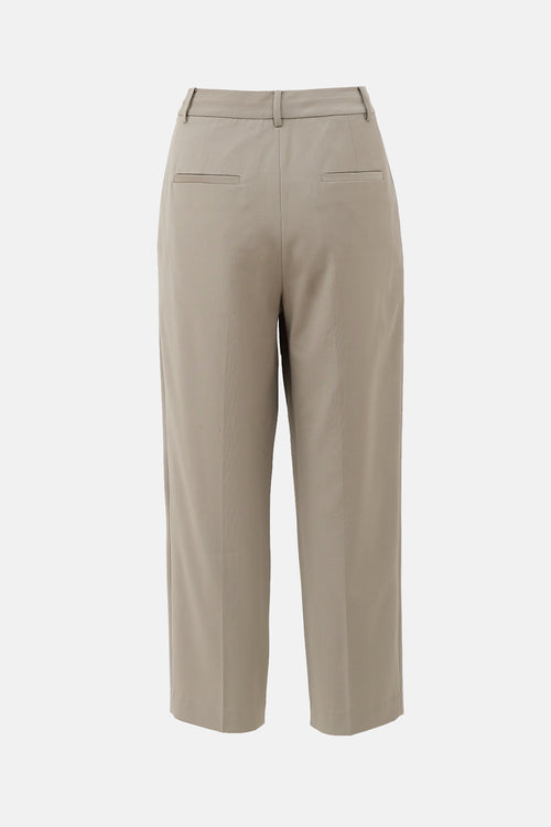 Tibi Wool Cropped Trouser