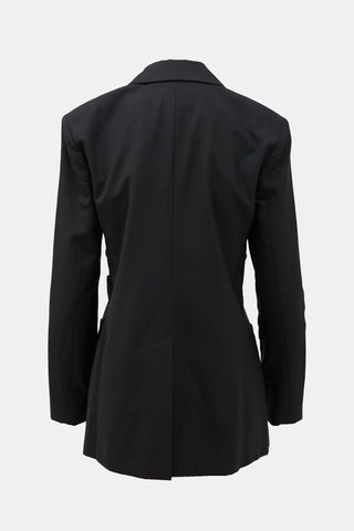 Tibi Wool Cut Out Blazer
