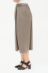 Tibi Wool Houndstooth Culotte