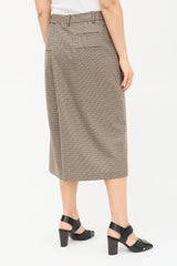 Tibi Wool Houndstooth Culotte