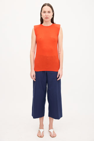 Tibi Wool Knit Padded Top
