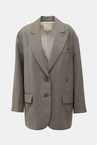 Tibi Wool Liam Blazer