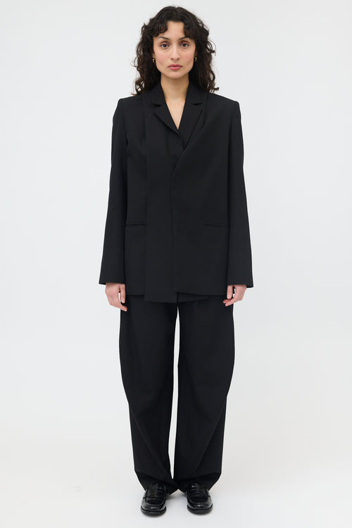 Tibi Wool Refined Suiting Blazer