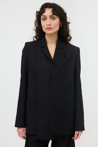 Tibi Wool Refined Suiting Blazer