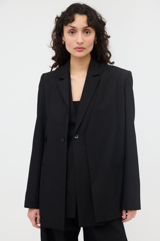 Tibi Wool Refined Suiting Blazer