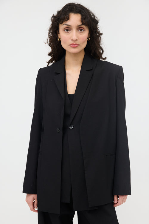 Tibi Wool Refined Suiting Blazer