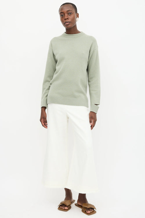 Tibi Wool Easy Pullover Sweater