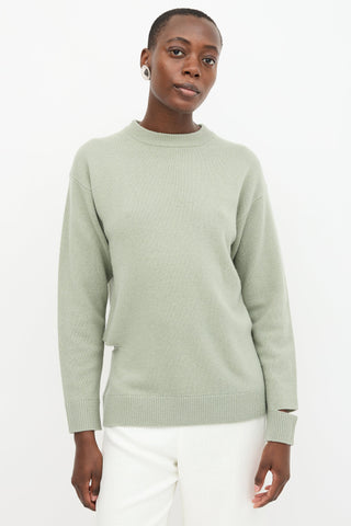 Tibi Wool Easy Pullover Sweater