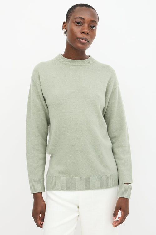 Tibi Wool Easy Pullover Sweater