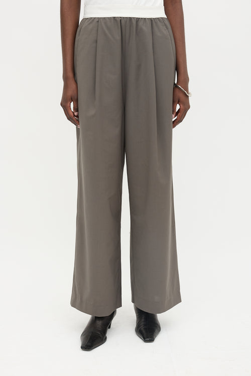 Tibi Wool Marit Pull On  Pant