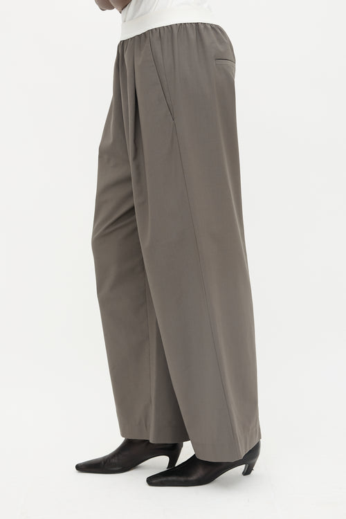 Tibi Wool Marit Pull On  Pant