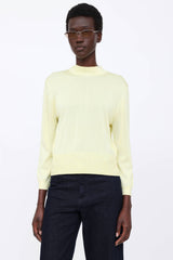 Tibi Knit Mock Neck Top