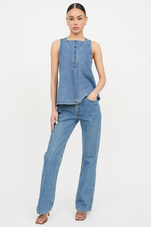 Tibi Button Sleeveless Vest